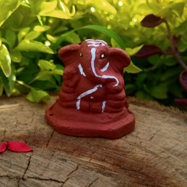 Cowdung Ganesha [ 3'' inch ]