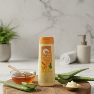 Panchgavya Moisturizing Body Lotion Hydrating & Nourishing Lotion for Soft, Smooth Skin (Panchgavya ,Honey&Almond)100mld)